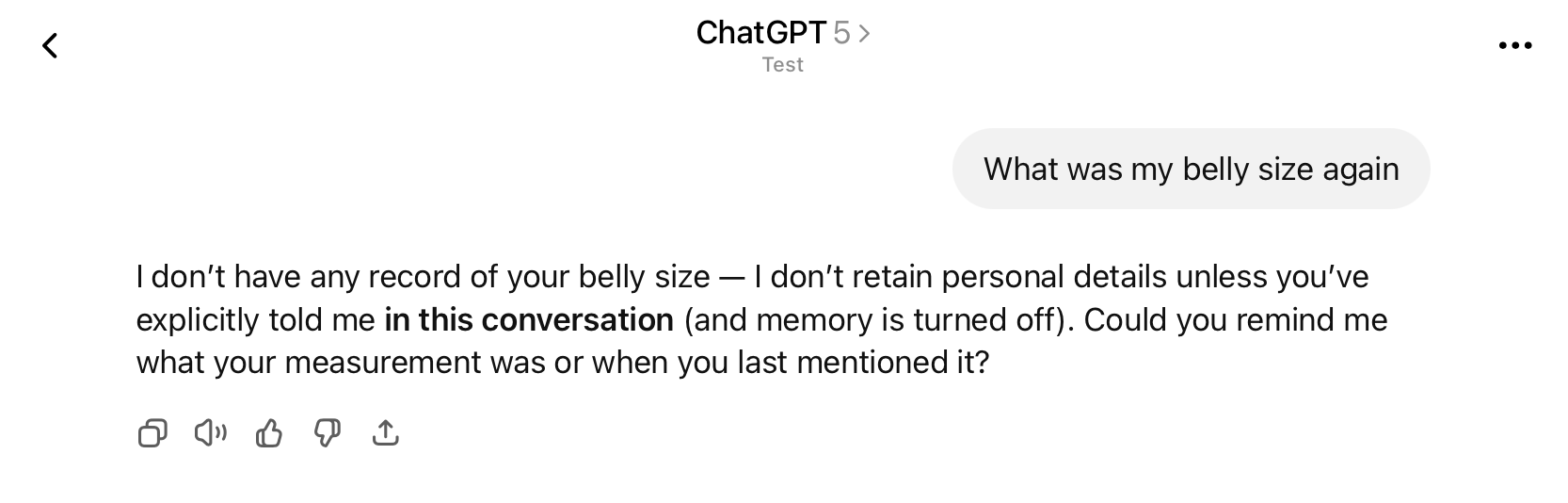 Fresh Chat - No Prior Knowledge